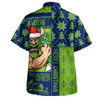 Canberra Raiders Hawaiian Shirt Christmas Magic Knit Style Winter Glow