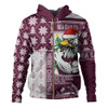 Manly Warringah Sea Eagles Hoodie Christmas Magic Knit Style Winter Glow
