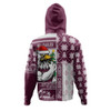 Manly Warringah Sea Eagles Hoodie Christmas Magic Knit Style Winter Glow