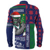 New Zealand Warriors Long Sleeve Shirt Christmas Magic Knit Style Winter Glow