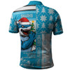 Cronulla-Sutherland Sharks Polo Shirt Christmas Magic Knit Style Winter Glow Cronulla-Sutherland Sharks Polo Shirt Christmas Magic Knit Style Winter Glow