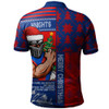 Newcastle Knights Polo Shirt Christmas Magic Knit Style Winter Glow