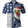 Sydney Roosters Polo Shirt Christmas Magic Knit Style Winter Glow