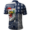 Sydney Roosters Polo Shirt Christmas Magic Knit Style Winter Glow