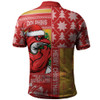 Redcliffe Dolphins Polo Shirt Christmas Magic Knit Style Winter Glow Redcliffe Dolphins Polo Shirt Christmas Magic Knit Style Winter Glow