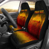 [Custom] Australia Aboriginal Car Seat Covers - Australian Map with Indigenous Color