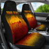 [Custom] Australia Aboriginal Car Seat Covers - Australian Map with Indigenous Color