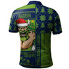 Canberra Raiders Polo Shirt Christmas Magic Knit Style Winter Glow