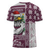 Manly Warringah Sea Eagles T-Shirt Christmas Magic Knit Style Winter Glow