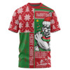 South Sydney Rabbitohs T-Shirt Christmas Magic Knit Style Winter Glow