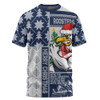 Sydney Roosters T-Shirt Christmas Magic Knit Style Winter Glow Sydney Roosters T-Shirt Christmas Magic Knit Style Winter Glow