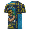 Gold Coast Titans T-Shirt Christmas Magic Knit Style Winter Glow