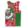 South Sydney Rabbitohs Men Singlet Christmas Magic Knit Style Winter Glow