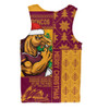 Brisbane Broncos Men Singlet Christmas Magic Knit Style Winter Glow