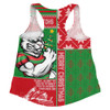South Sydney Rabbitohs Women Racerback Singlet Christmas Magic Knit Style Winter Glow