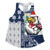 Sydney Roosters Women Racerback Singlet Christmas Magic Knit Style Winter Glow Sydney Roosters Women Racerback Singlet Christmas Magic Knit Style Winter Glow
