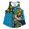 Gold Coast Titans Women Racerback Singlet Christmas Magic Knit Style Winter Glow