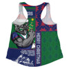 New Zealand Warriors Women Racerback Singlet Christmas Magic Knit Style Winter Glow