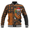 Wests Tigers Baseball Jacket Christmas Magic Knit Style Winter Glow