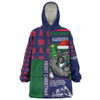 New Zealand Warriors Snug Hoodie Christmas Magic Knit Style Winter Glow