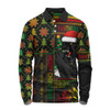 Penrith Panthers Long Sleeve Polo Shirt Christmas Magic Knit Style Winter Glow