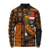 Wests Tigers Long Sleeve Polo Shirt Christmas Magic Knit Style Winter Glow Wests Tigers Long Sleeve Polo Shirt Christmas Magic Knit Style Winter Glow