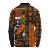 Wests Tigers Long Sleeve Polo Shirt Christmas Magic Knit Style Winter Glow