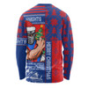 Newcastle Knights Long Sleeve T-shirt Christmas Magic Knit Style Winter Glow