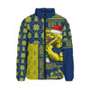 Parramatta Eels Padded Jacket Christmas Magic Knit Style Winter Glow