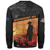 Australia Sweatshirt Remembrance Day Australia Honour The Fallen Australia Sweatshirt Remembrance Day Australia Honour The Fallen