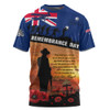 Australia T-Shirt Remembrance Day Australia Honour The Fallen Australia T-Shirt Remembrance Day Australia Honour The Fallen