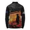 Australia Long Sleeve Polo Shirt Remembrance Day Australia Honour The Fallen Australia Long Sleeve Polo Shirt Remembrance Day Australia Honour The Fallen