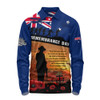 Australia Long Sleeve Polo Shirt Remembrance Day Australia Honour The Fallen Australia Long Sleeve Polo Shirt Remembrance Day Australia Honour The Fallen
