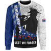 Australia Sweatshirt Remembrance Day Australia Field Of Poppies