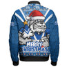 Canterbury-Bankstown Bulldogs Bomber Jacket Merry Christmas Festive Spirit Edition Canterbury-Bankstown Bulldogs Bomber Jacket Merry Christmas Festive Spirit Edition