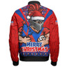 Melbourne Storm Bomber Jacket Merry Christmas Festive Spirit Edition Melbourne Storm Bomber Jacket Merry Christmas Festive Spirit Edition