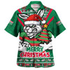 South Sydney Rabbitohs Hawaiian Shirt Merry Christmas Festive Spirit Edition South Sydney Rabbitohs Hawaiian Shirt Merry Christmas Festive Spirit Edition