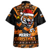 Wests Tigers Hawaiian Shirt Merry Christmas Festive Spirit Edition Wests Tigers Hawaiian Shirt Merry Christmas Festive Spirit Edition