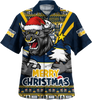 North Queensland Cowboys Hawaiian Shirt Merry Christmas Festive Spirit Edition