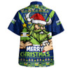 Canberra Raiders Hawaiian Shirt Merry Christmas Festive Spirit Edition