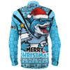 Cronulla-Sutherland Sharks Long Sleeve Shirt Merry Christmas Festive Spirit Edition Cronulla-Sutherland Sharks Long Sleeve Shirt Merry Christmas Festive Spirit Edition