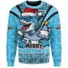 Cronulla-Sutherland Sharks Sweatshirt Merry Christmas Festive Spirit Edition Cronulla-Sutherland Sharks Sweatshirt Merry Christmas Festive Spirit Edition