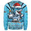 Cronulla-Sutherland Sharks Sweatshirt Merry Christmas Festive Spirit Edition Cronulla-Sutherland Sharks Sweatshirt Merry Christmas Festive Spirit Edition