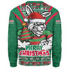 South Sydney Rabbitohs Sweatshirt Merry Christmas Festive Spirit Edition South Sydney Rabbitohs Sweatshirt Merry Christmas Festive Spirit Edition