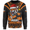 Wests Tigers Sweatshirt Merry Christmas Festive Spirit Edition