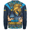 Gold Coast Titans Sweatshirt Merry Christmas Festive Spirit Edition