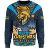 Gold Coast Titans Sweatshirt Merry Christmas Festive Spirit Edition