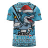 Cronulla-Sutherland Sharks T-Shirt Merry Christmas Festive Spirit Edition