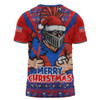 Newcastle Knights T-Shirt Merry Christmas Festive Spirit Edition