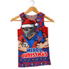 Newcastle Knights Men Singlet Merry Christmas Festive Spirit Edition